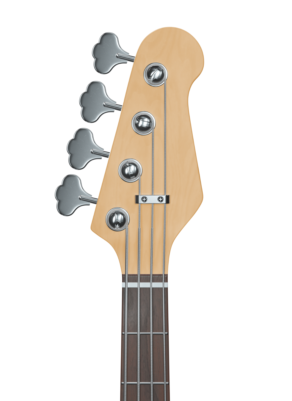 Una paletta della chitarra acustica con piroli di accordatura