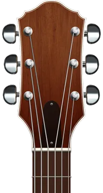 Paletta della chitarra con piroli